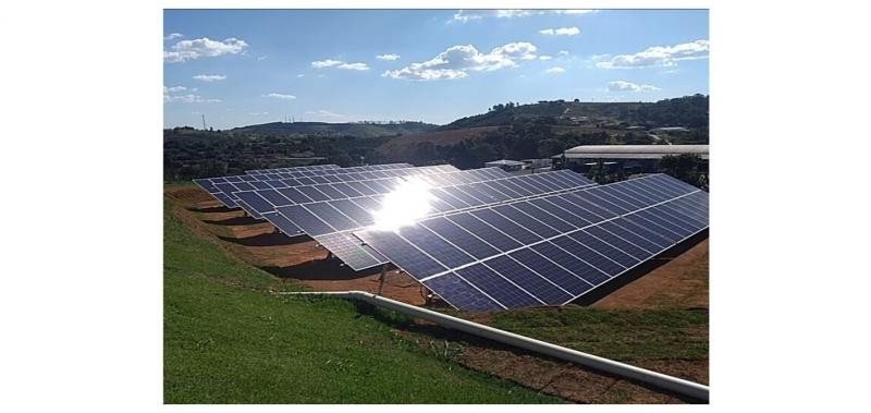 Instalação de usina fotovoltaica